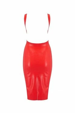 Elissa Poppy Latex Midi Dress 18 Elissa Poppy Latex Midi Dress