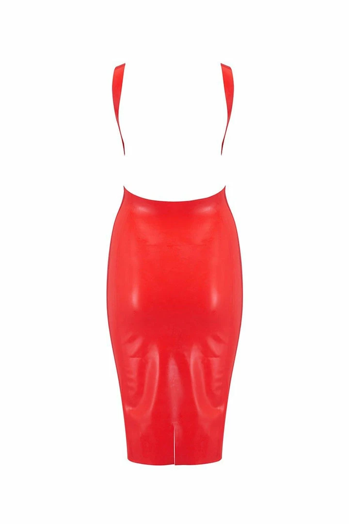 Elissa Poppy Latex Midi Dress 6 Elissa Poppy Latex Midi Dress