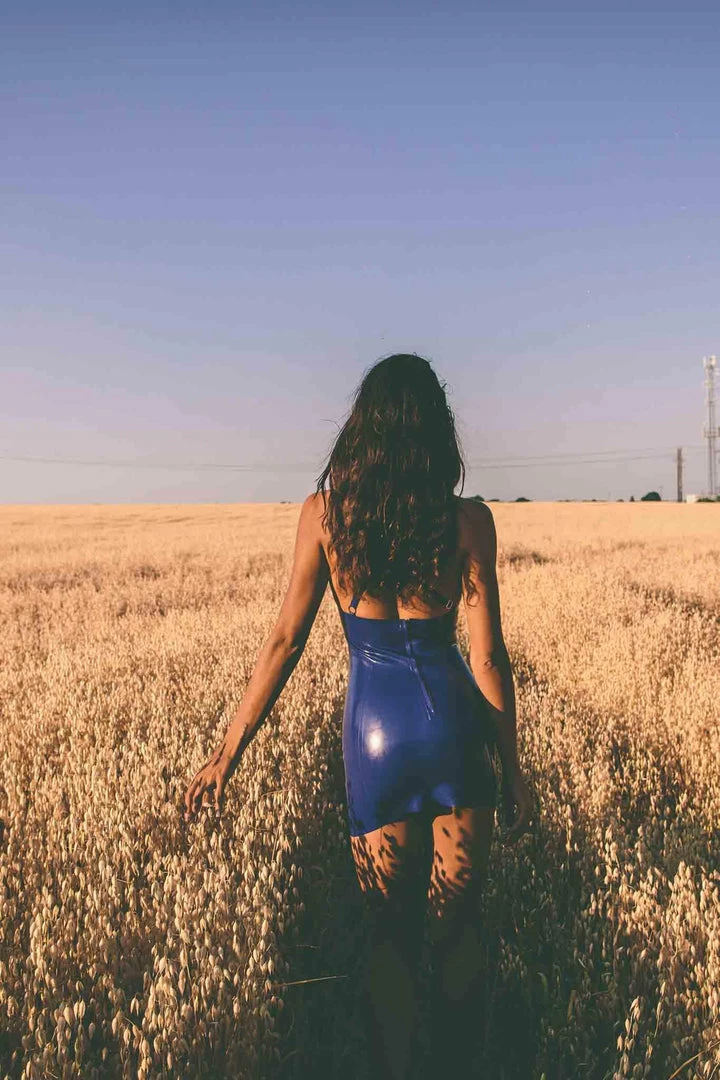 Elissa Poppy Latex Mini Dress 16 Elissa Poppy Latex Mini Dress