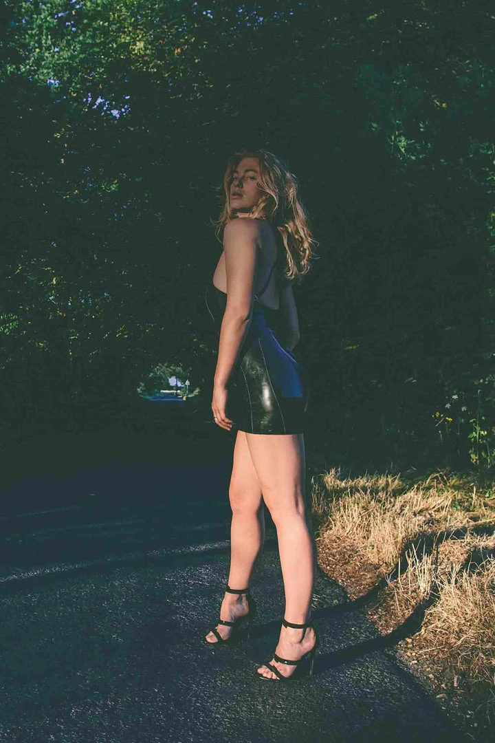 Elissa Poppy Latex Mini Dress 19 Elissa Poppy Latex Mini Dress