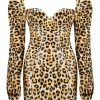 Elissa Poppy Delta Leopard Latex Dress