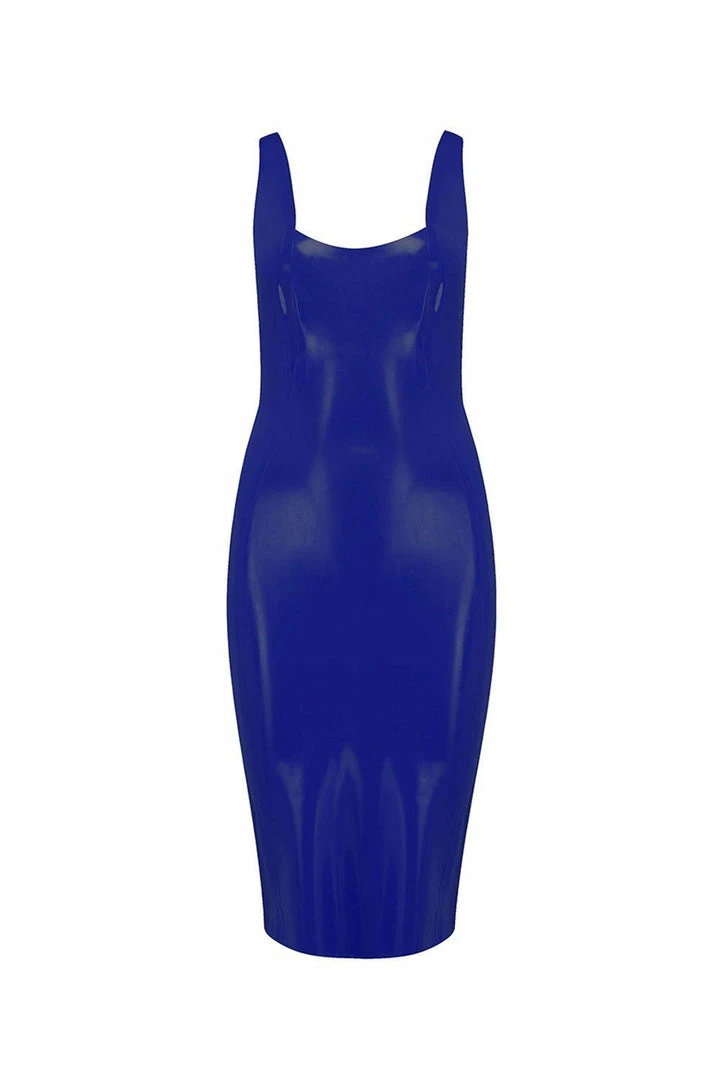 Elissa Poppy Latex Midi Dress 11 Elissa Poppy Latex Midi Dress