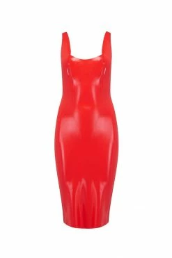 Elissa Poppy Latex Midi Dress 17 Elissa Poppy Latex Midi Dress