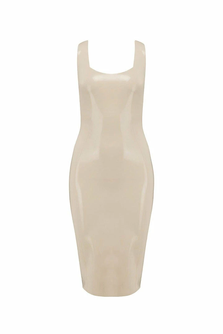 Elissa Poppy Latex Midi Dress 9 Elissa Poppy Latex Midi Dress