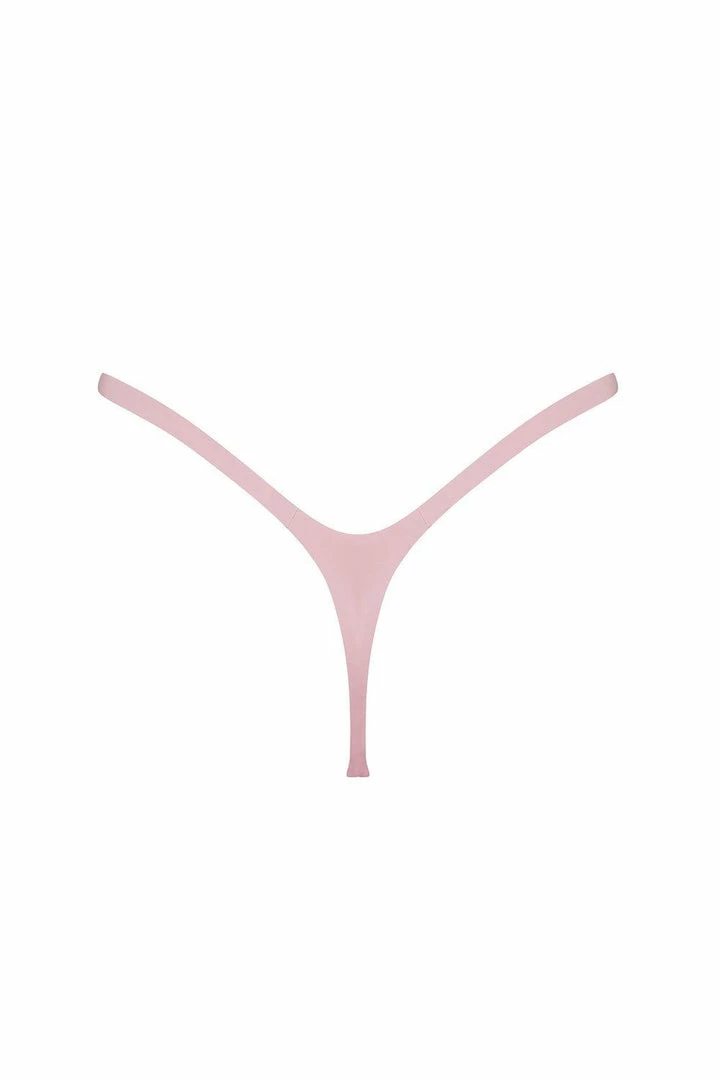 Elissa Poppy Baby Pink Latex G-String Panties 4 Elissa Poppy Baby Pink Latex G-String Panties