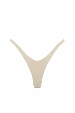 Elissa Poppy White Ivory Latex G-String Panties