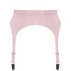 Elissa Poppy Garter Belts Baby Pink Latex Garter Belt