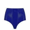 Elissa Poppy Royalblue Navy Latex Disco High Waist Pant 2 Elissa Poppy Royalblue Navy Latex Disco High Waist Pant