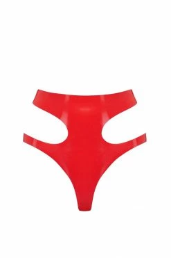Elissa Poppy Latex Cut Out Thong Panties 18 Elissa Poppy Latex Cut Out Thong Panties