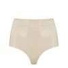 Elissa Poppy White Ivory Latex Disco High Waist Pant Panties