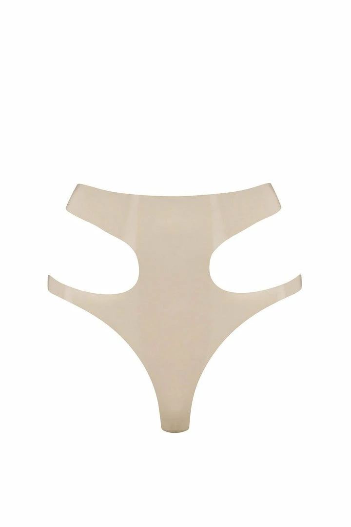 Elissa Poppy Latex Cut Out Thong Panties 9 Elissa Poppy Latex Cut Out Thong Panties