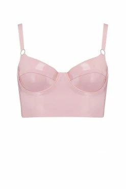 Elissa Poppy Latex Full Cup Longline Bra