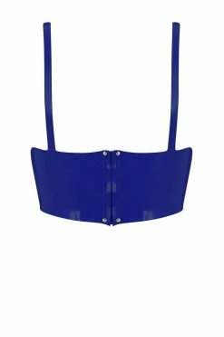 Elissa Poppy Latex Full Cup Longline Bra