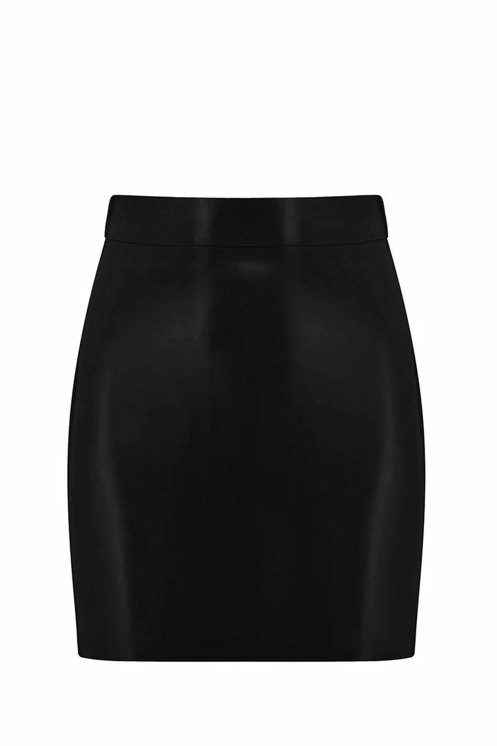 Elissa Poppy Latex Mini Skirt 3 Elissa Poppy Latex Mini Skirt