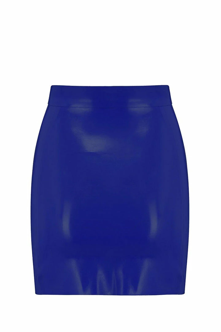 Elissa Poppy Latex Mini Skirt 12 Elissa Poppy Latex Mini Skirt