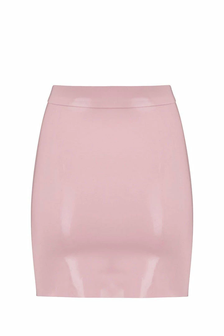 Elissa Poppy Latex Mini Skirt 8 Elissa Poppy Latex Mini Skirt