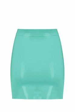 Elissa Poppy Latex Mini Skirt 26 Elissa Poppy Latex Mini Skirt