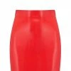 Elissa Poppy Scarlet Red Latex Mini Skirt 1 Elissa Poppy Scarlet Red Latex Mini Skirt
