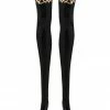 Elissa Poppy Stockings & Thigh Highs Sigma Leopard Latex Stockings