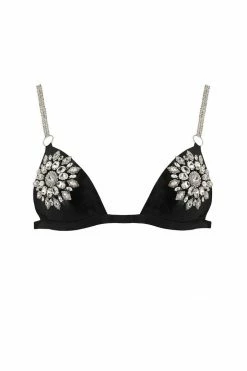 Elissa Poppy Mu Micro Latex Triangle Bra Bras