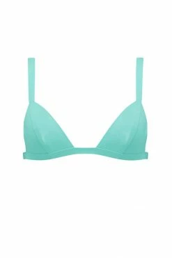 Elissa Poppy Bras Jade Green Latex Triangle Bra