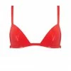 Elissa Poppy Scarlet Red Latex Triangle Bra