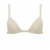 Elissa Poppy White Ivory Latex Triangle Bra