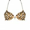 Elissa Poppy Leopard Gamma Gem Wired Latex Bra