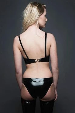 Elissa Poppy Eos Black Latex Lingerie Set Lingerie Sets 7 Elissa Poppy Eos Black Latex Lingerie Set Lingerie Sets