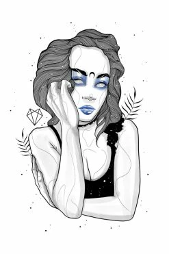 Wolfmumma Darkest Vixen Framed Art • Evie