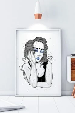 Wolfmumma Darkest Vixen Framed Art • Evie