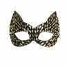 Fräulein Kink Toys & Accessories Gold Foil Molded Leather Cat Mask