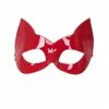 Fräulein Kink Red Hot Molded Leather Cat Mask