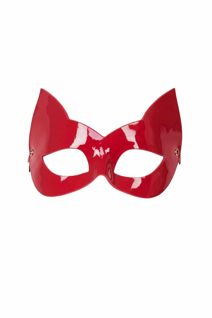 Fräulein Kink Red Hot Molded Leather Cat Mask 3 Fräulein Kink Red Hot Molded Leather Cat Mask