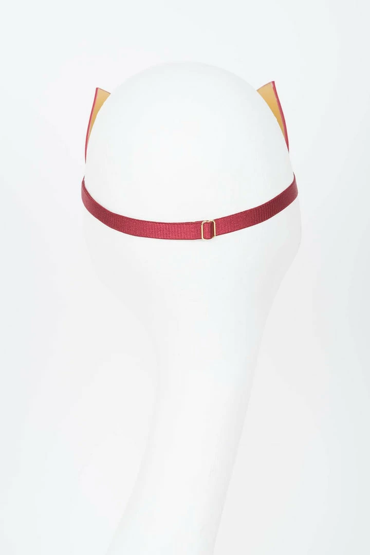 Fräulein Kink Red Hot Molded Leather Cat Mask 7 Fräulein Kink Red Hot Molded Leather Cat Mask