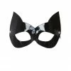 Fräulein Kink Ritsy Molded Black Leather Cat Mask