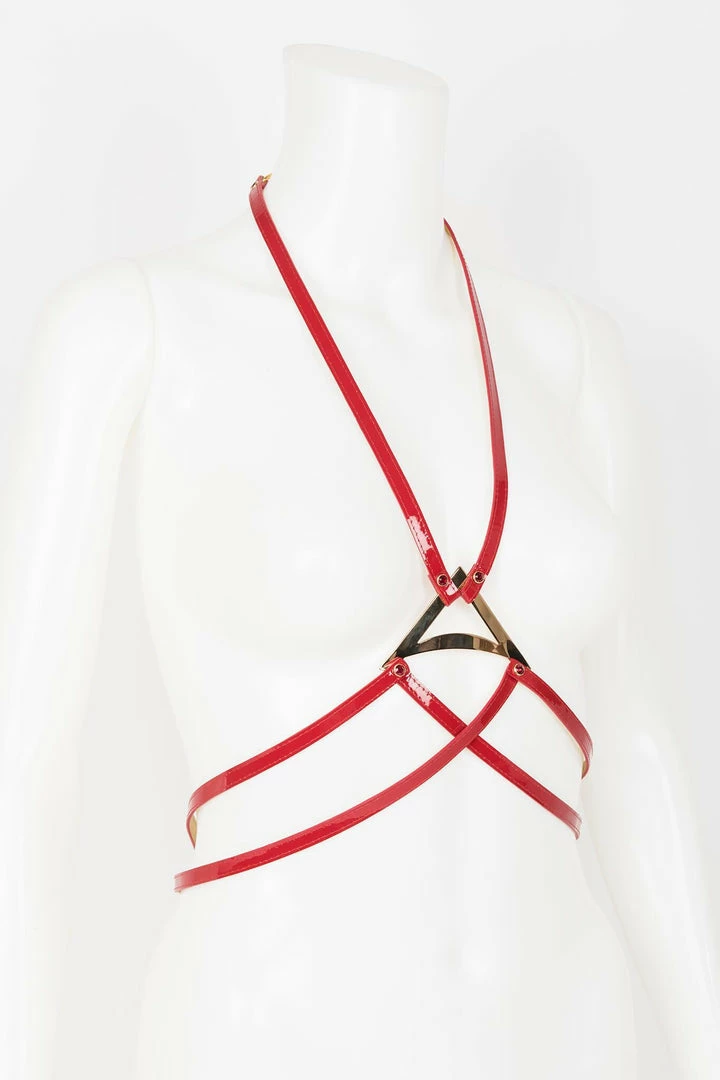 Fräulein Kink Toys & Accessories Red Hot Harness 4 Fräulein Kink Toys & Accessories Red Hot Harness