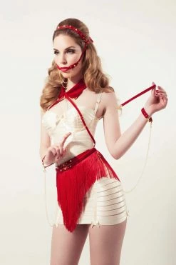 Fräulein Kink Velvet Rouge Harness 15 Fräulein Kink Velvet Rouge Harness