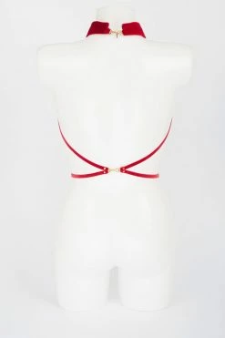 Fräulein Kink Velvet Rouge Harness 12 Fräulein Kink Velvet Rouge Harness
