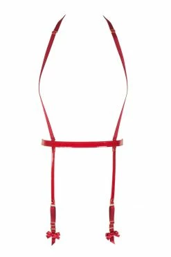 Fräulein Kink Red Hot Suspender Belt
