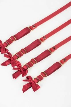 Fräulein Kink Red Hot Suspender Belt