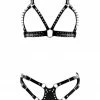 H.O.S. Leather Thorn Leather Fetish Lingerie Set