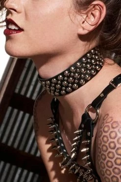 H.O.S. Leather Nico Leather Collar 7 H.O.S. Leather Nico Leather Collar