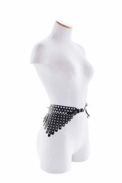 H.O.S. Leather Stella Leather Peplum Belt