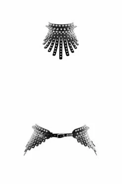 H.O.S. Leather Stella Collar Set Lingerie Sets