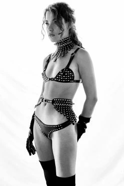 H.O.S. Leather Stella Hendrix Leather Fetish Lingerie Set 15 H.O.S. Leather Stella Hendrix Leather Fetish Lingerie Set