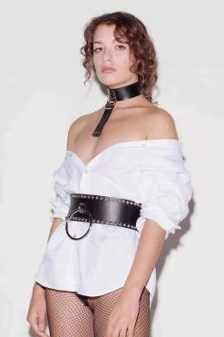 H.O.S. Leather O-Ring Belt