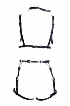 H.O.S. Leather Marquise Leather Playsuit