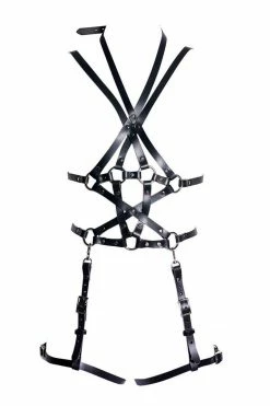 H.O.S. Leather Marquise Leather Playsuit