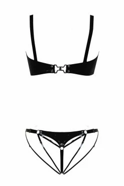 Elissa Poppy Hecate Latex Lingerie Set